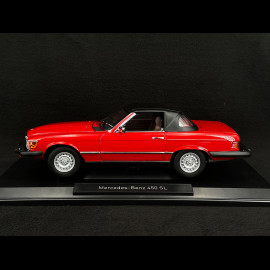 Mercedes-Benz 450 SL US Version 1975 Bobby Ewing Dallas Red 1/18 Norev 183729