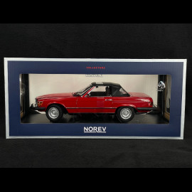 Mercedes-Benz 450 SL US Version 1975 Bobby Ewing Dallas Red 1/18 Norev 183729
