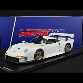 Porsche 911 GT1 Type 993 Plain Body 1996 Weiß 1/18 Werk83 W18013003