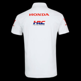 Honda HRC Moto WorldSBK Polos Vierge Lecuona Replica Weiß TM3496 - Herren