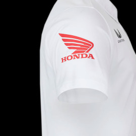 Honda HRC Moto WorldSBK Polos Vierge Lecuona Replica Weiß TM3496 - Herren