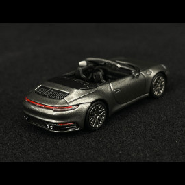 Porsche 911 Carrera 4S Cabriolet Type 992 2019 Agate Grey 1/87 Minichamps 870068331
