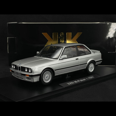 BMW 325i E30 M-Package 1 1987 Silver 1/18 KK Scale KKDC180741