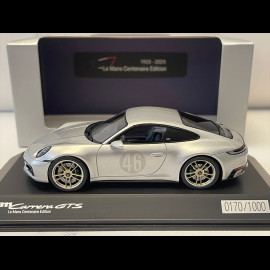 Porsche 911 Carrera GTS Type 992 Le Mans Centenaire Edition 2023 Silver 1/43 Spark WAP0201030RGTS