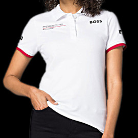 Porsche Polo-shirt Motorsport Boss weiß WAP431L0MS - Damen