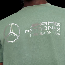 Mercedes AMG F1 Petronas Team T-shirt Hamilton Russell Grün 621157_07 - Herren