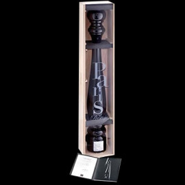 Pepper Mill Giant Paris Collection 110cm Black Lacquered Wood Peugeot