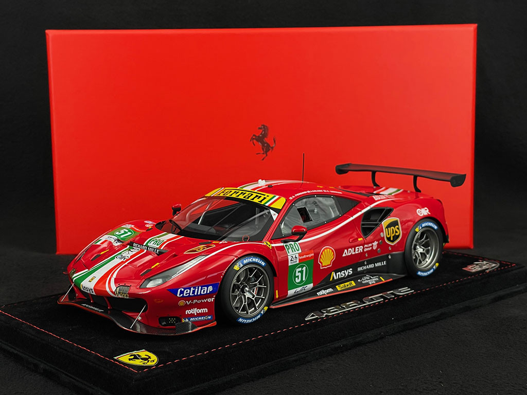 Ferrari 488 GTE n° 51 Winner 24h Le Mans 2021 1/18 BBR Models