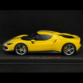 Ferrari 296 GTB Assetto Fiorano 2021 Yellow Giallo Modena 1/18 BBR Models P18211C