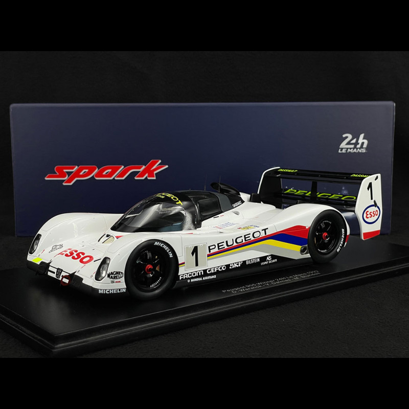 Peugeot 905 n° 1 Winner 24h Le Mans 1992 1/18 Spark 18LM92 - Elfershop