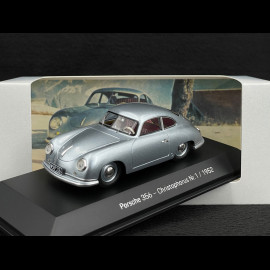 Porsche 356 Nr. 1 Christophorus Edition 1952 Silver grey metallic 1/43 Spark MAP02000122