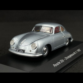 Porsche 356 Nr. 1 Christophorus Edition 1952 Silver grey metallic 1/43 Spark MAP02000122