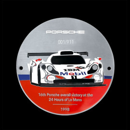 Grill Badge Porsche 911 GT1 Sieger 24h Le Mans 1998 WAP0508120RGBD