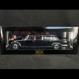 Mercedes 600 W100 Pullman Brandt / Pompidou 1964 Black 1/18 KK Scale KKDC181134