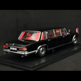 Mercedes 600 W100 Pullman Brandt / Pompidou 1964 Black 1/18 KK Scale KKDC181134