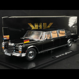 Mercedes 600 W100 Landaulet Elizabeth II / Kiesinger 1965 Black 1/18 KK Scale KKDC181185