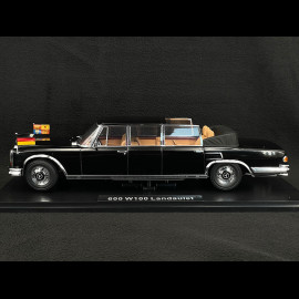 Mercedes 600 W100 Landaulet Elizabeth II / Kiesinger 1965 Black 1/18 KK Scale KKDC181185