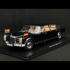 Mercedes 600 W100 Landaulet Elizabeth II / Kiesinger 1965 Black 1/18 KK Scale KKDC181185