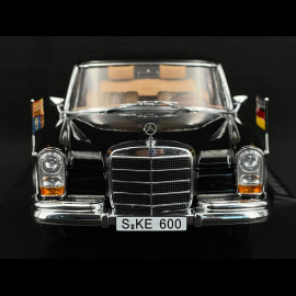 Mercedes 600 W100 Landaulet Elizabeth II / Kiesinger 1965 Black 1/18 KK Scale KKDC181185