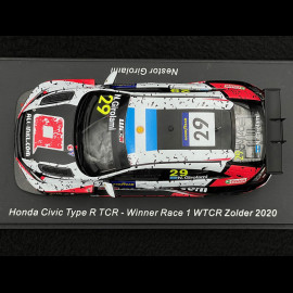 Honda Civic Type R TCR n° 29 Sieger WTCR Zolder 2020 1/43 Spark S8966