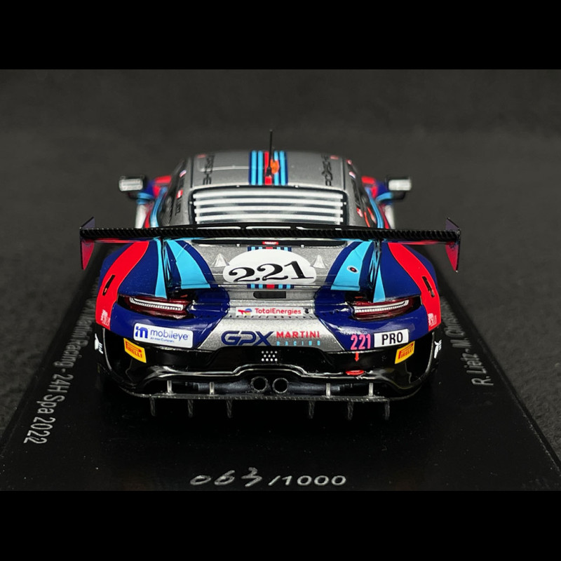 Porsche 911 GT3 R Type 991 n° 221 24h Spa 2022 1/43 Spark SB529 - Elfershop