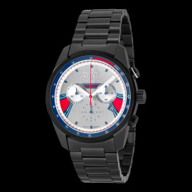 Porsche Uhr Martini Racing Chrono Sport Schwarz / Silber / Rot / Blau WAP0700200P042