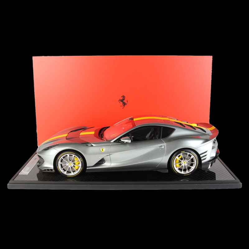 Ferrari 812 Competizione 2021 Coburn Grau 1/12 BBR Models BBR1215A