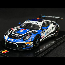 Porsche 911 GT3 R Type 991 n° 47 7. 24h Spa 2022 1/43 Spark SB502