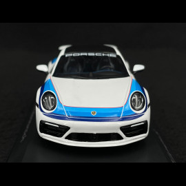 Porsche 911 Carrera 4S Aero Kit Type 992 2022 Weiß Blau 1/43 Spark WAP0200420PAEK