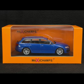 Audi RS6 Avant 2007 Metallic Blau 1/43 Minichamps 940017211