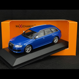 Audi RS6 Avant 2007 Metallic Blau 1/43 Minichamps 940017211