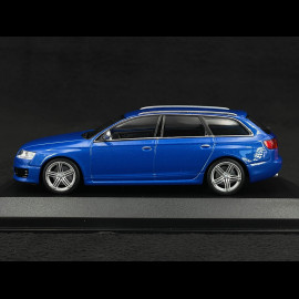 Audi RS6 Avant 2007 Metallic Blau 1/43 Minichamps 940017211