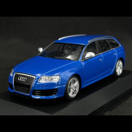 Audi RS6 Avant 2007 Metallic Blau 1/43 Minichamps 940017211