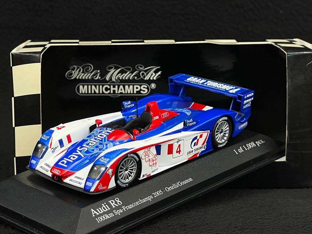 Audi R8 n° 4 1000Km Spa-Francorchamps 2005 1/43 Minichamps