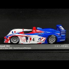 Audi R8 n° 4 4. 24h Le Mans 2005 1/43 Minichamps 400051394