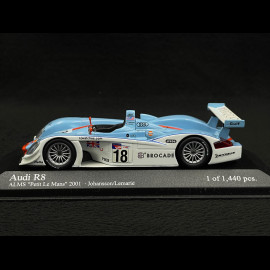 Audi R8 n° 18 2. ALMS Petit Le Mans 2001 1/43 Minichamps 400010918