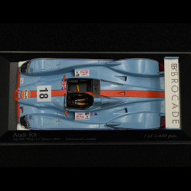 Audi R8 n° 18 2nd ALMS Petit Le Mans 2001 1/43 Minichamps 400010918