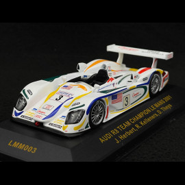 Audi R8 n° 3 24h Le Mans 2001 1/43 Ixo Models LMM003
