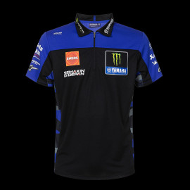 Yamaha Polo-Shirt Fabio Quartararo Valentino Rossi Schwarz / Blau VR465704 - Herren