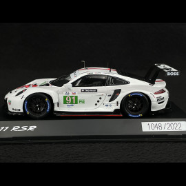 Porsche 911 RSR Type 991 n° 91 Sieger 24h Le Mans 2022 1/43 Spark WAP0209010RLEM