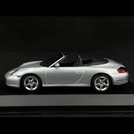 Porsche 911 Carrera 4S Cabriolet Type 996 2003 Silver 1/43 Minichamps 940062831