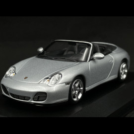 Porsche 911 Carrera 4S Cabriolet Type 996 2003 Silver 1/43 Minichamps 940062831
