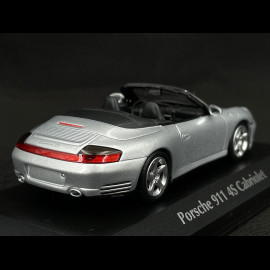 Porsche 911 Carrera 4S Cabriolet Type 996 2003 Silver 1/43 Minichamps 940062831