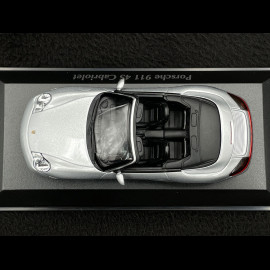 Porsche 911 Carrera 4S Cabriolet Type 996 2003 Silver 1/43 Minichamps 940062831