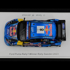 Ott Tänak Ford Puma Rally1 n° 8 Winner Rallye Sweden 2023 1/43 Spark S6729