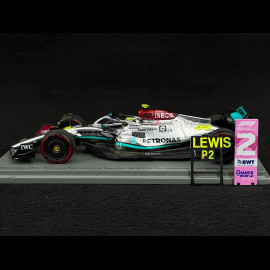 Lewis Hamilton Mercedes-AMG Petronas F1 W13 E n° 44 2nd GP Brazil 2022 F1 1/43 Spark S8556