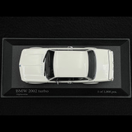 BMW 2002 Turbo 1973 Alpine White 1/43 Minichamps 430022200