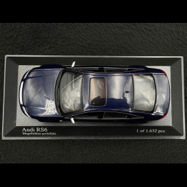 Audi RS6 2002 Mugello Blue 1/43 Minichamps 400011702