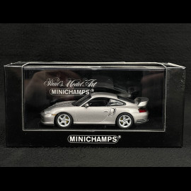 Porsche 911 type 996 GT2 2001 grau metallic 1/43 Minichamps 430060125