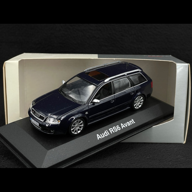 Audi RS6 Avant 2002 Mugello Blue 1/43 Minichamps 20000001218002